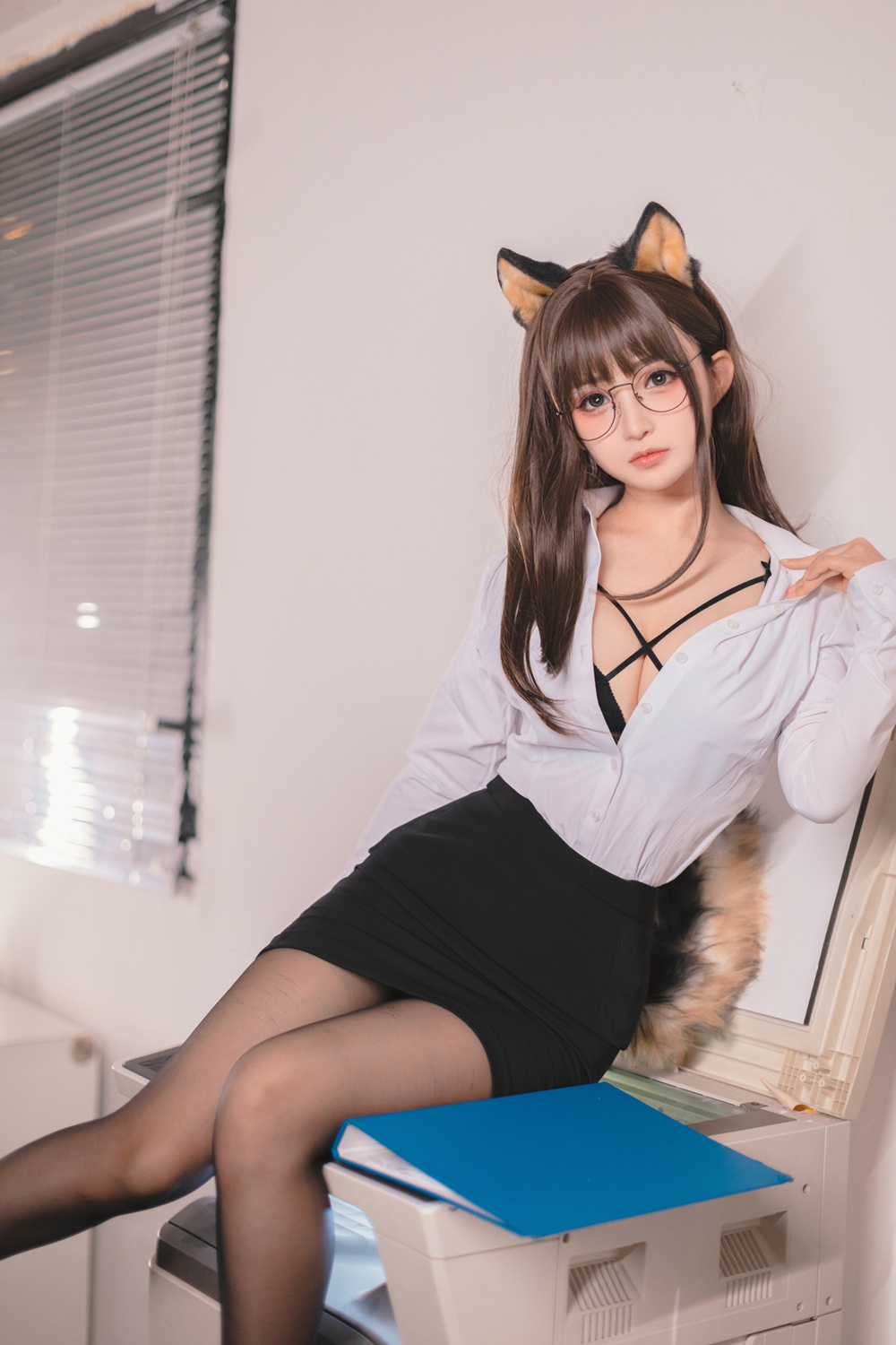 图片[1]-桜井宁宁 – 柴犬秘书 [58P1.2G]-微密空间-全网最全抖音网红铁粉空间觅圈